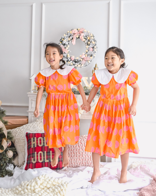 Mimiciel Kids Summer Dress (Peach)