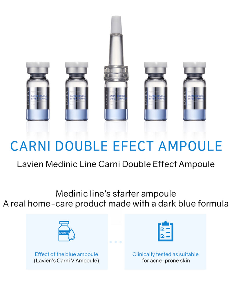 Lavien Carni Double Effect Ampoule (Blue) /  Rejuve Skin Roller