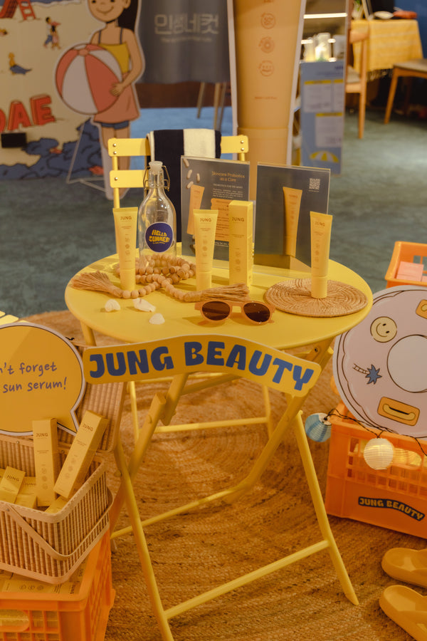 [DailyVanity] Visit Jung Beauty’s pop-up to discover the new sun serum, get a free skin analysis, and enjoy deals of up to 15%!