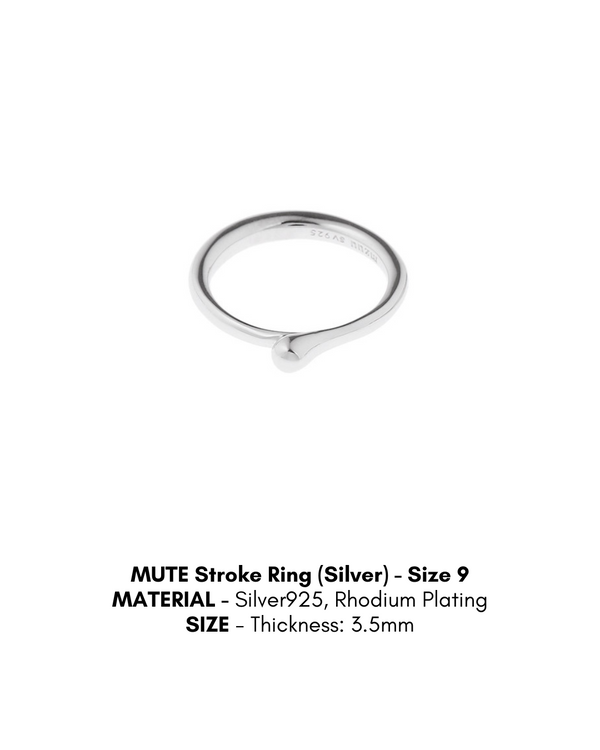 [PREORDER] MZUU MUTE Stroke Ring - NEW!