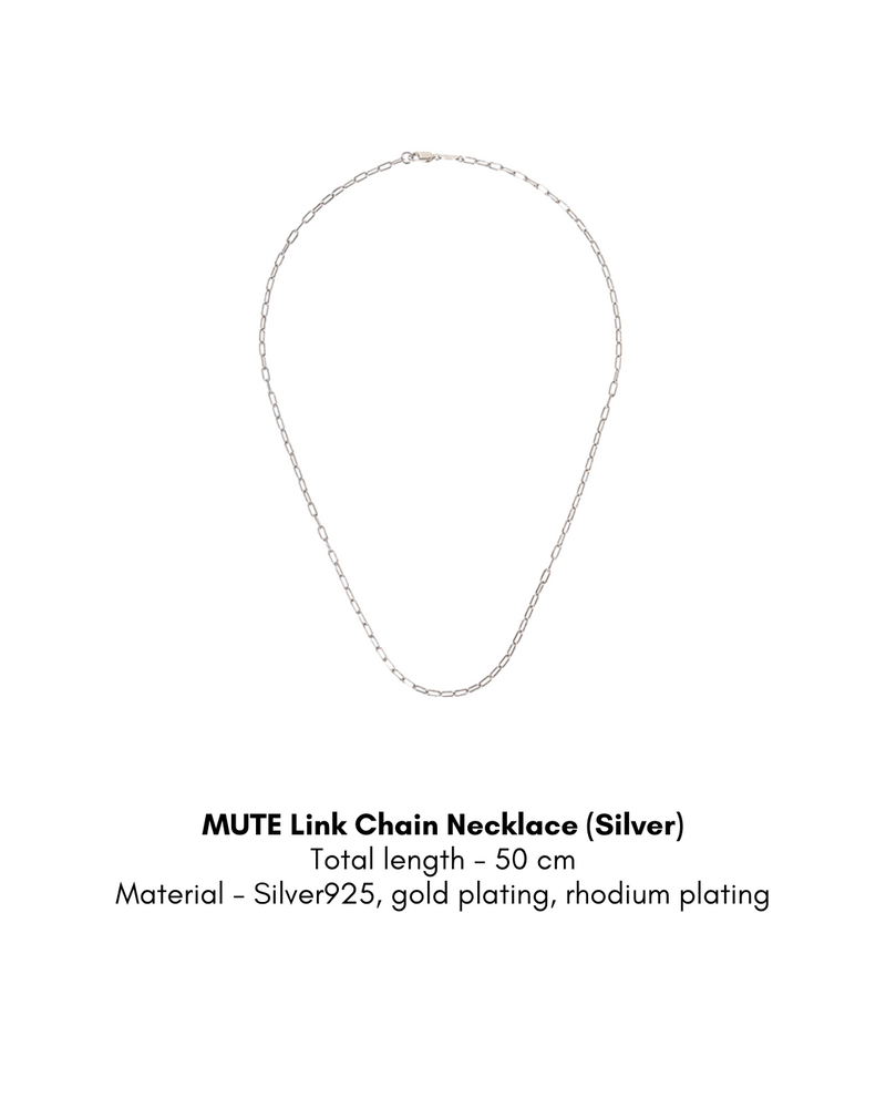 MZUU MUTE Collection Necklace & Heart Charms