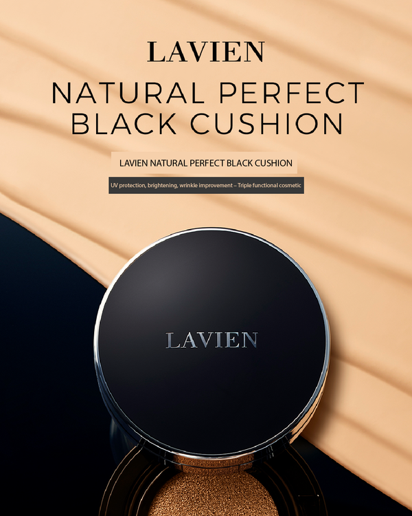 Lavien Natural Perfect Black Cushion