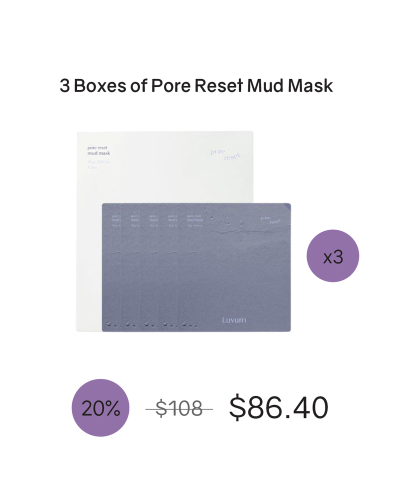 [PROMO] Luvum Pore Reset Mud Mask