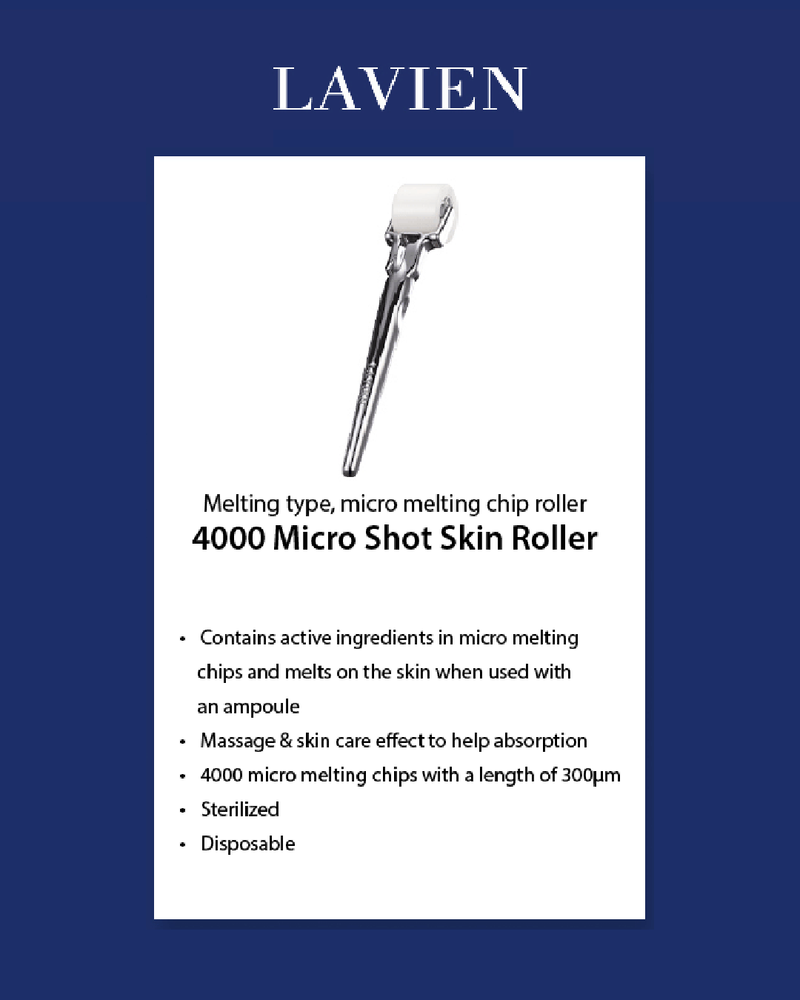 Lavien Medinic Line 4000 Micro Shot Skin Roller (RENEWED)