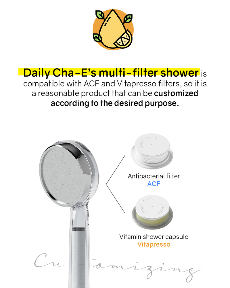 Daily Cha-E Multi Filtered Showerhead