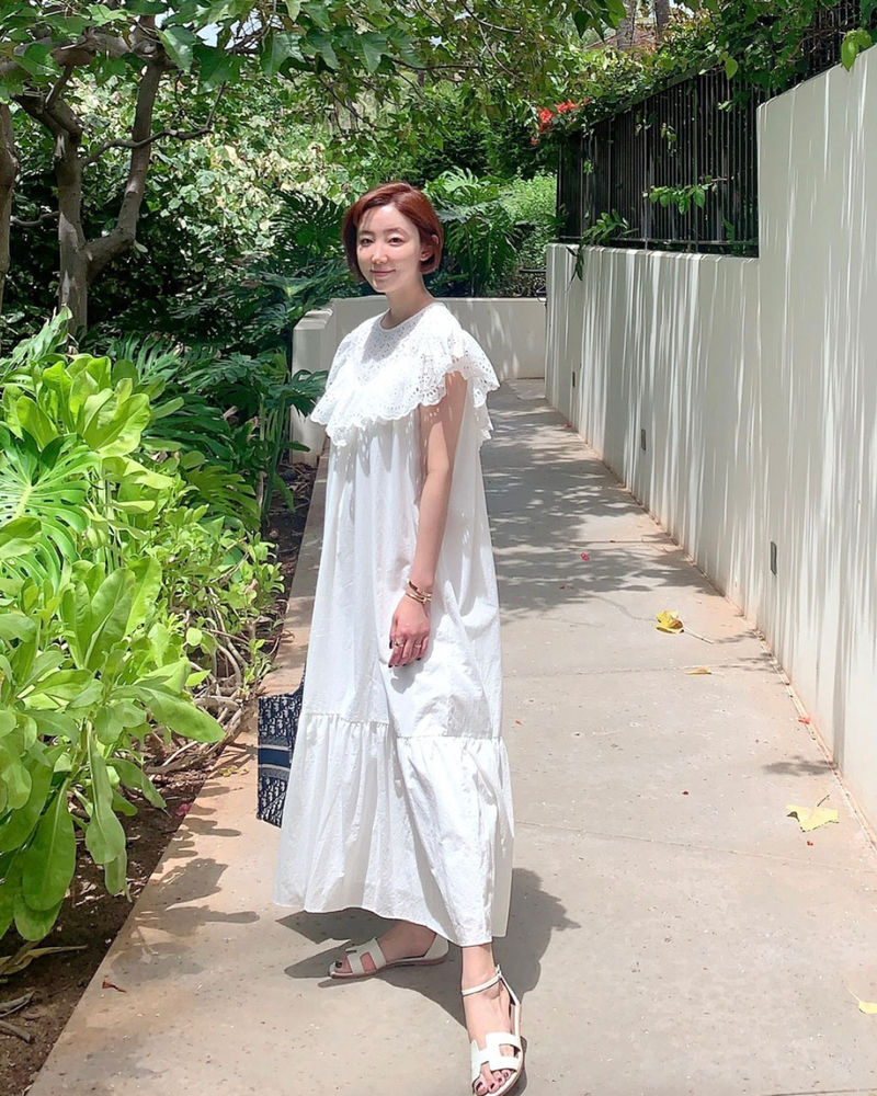 Mimiciel Eyelet One Piece Dress Ksisters