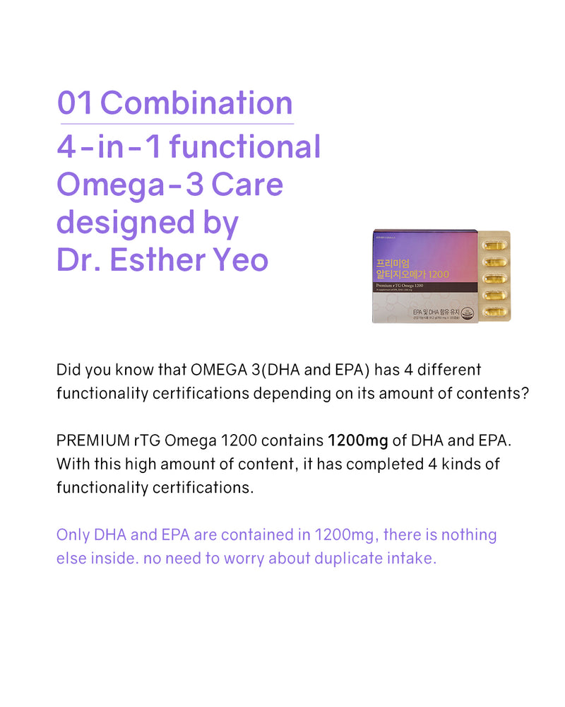 Esther Formula Premium rTG Omega 1200