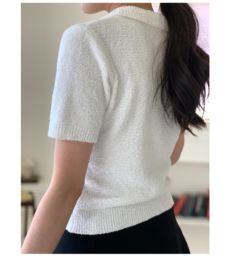 The Vacation Shop Summer Soft Boucle Knit