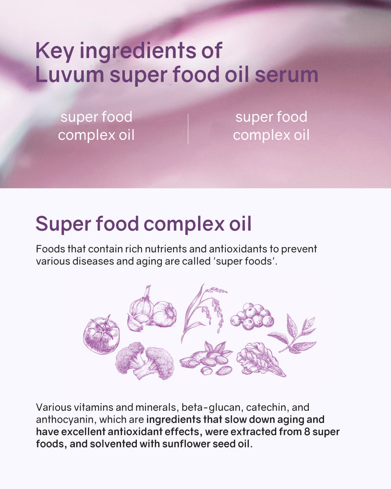 LUVUM Slow Aging Superfood Oil Serum